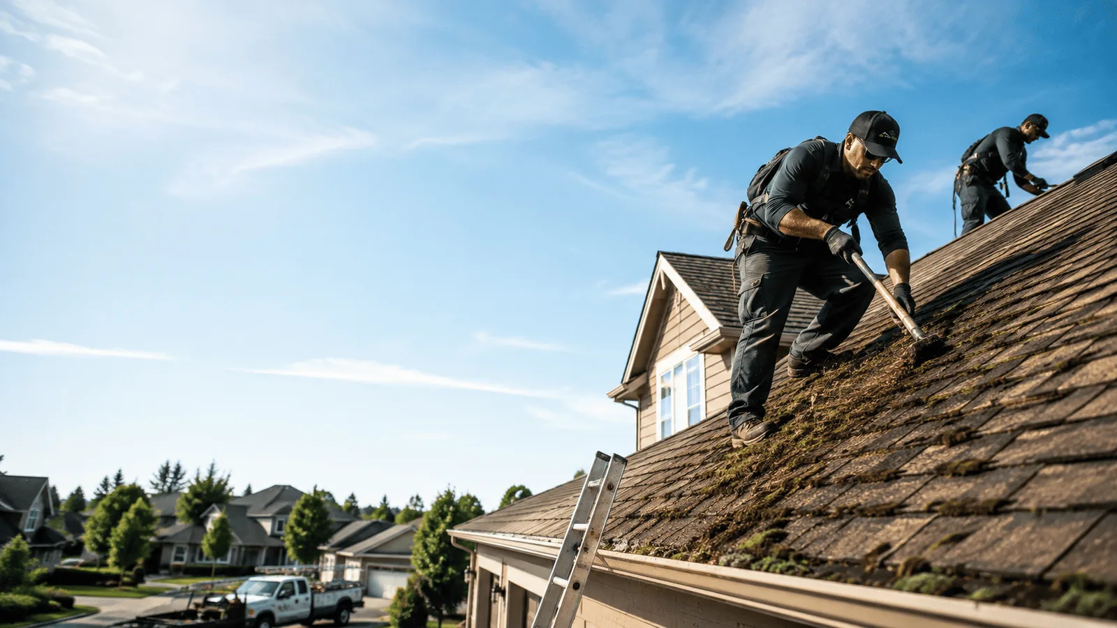 Roof Moss Removal in Almont, ND near me